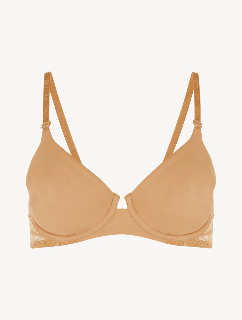 La Perla Lycra Underwired Bra With Chantilly Lace< T-Shirt|Underwired