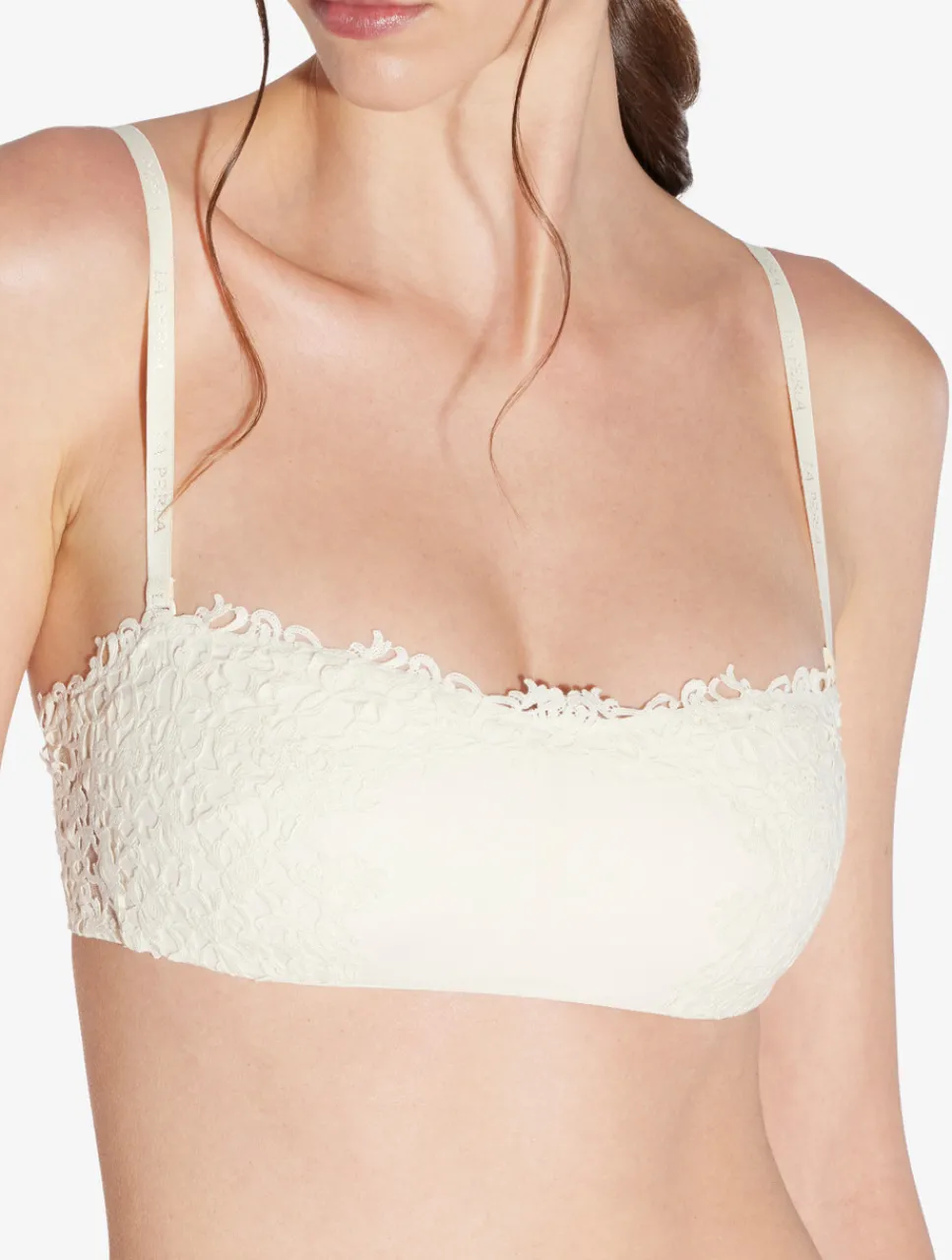 La Perla Non-wired Bandeau Bra With Macramé< Bandeau|Padded