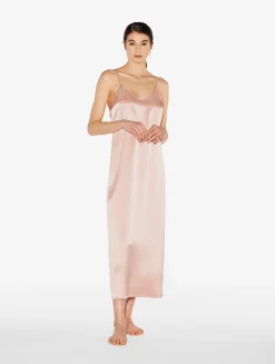 La Perla Powder Silk Long Slip< Slips & Dresses|Silk Sleepwear