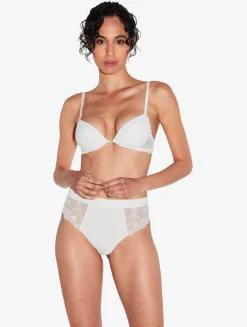 La Perla Push Up Bra In Lys With Embroidered Tulle< Padded|Push-Up