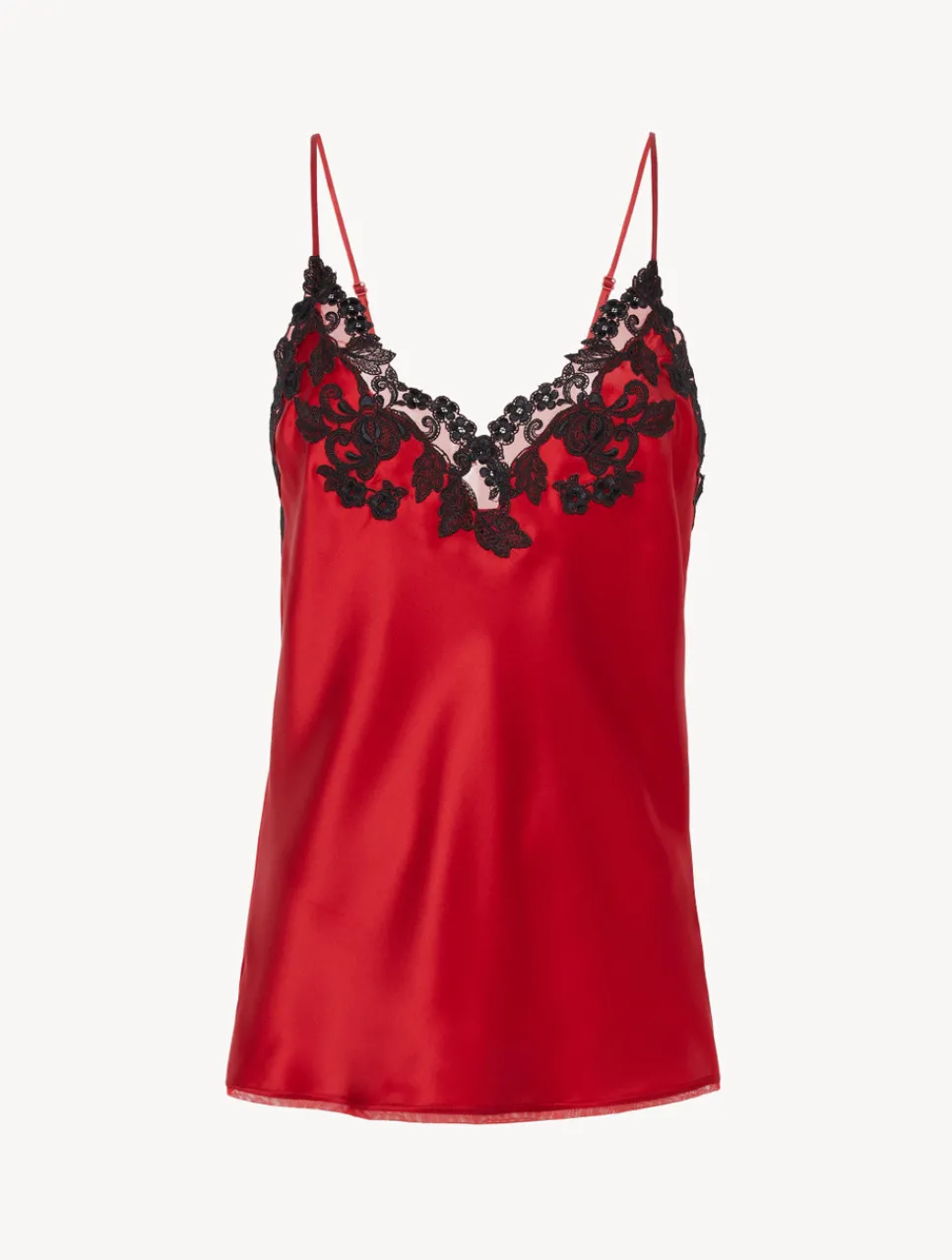 La Perla Silk Camisole With Frastaglio< Camisoles|Pajamas