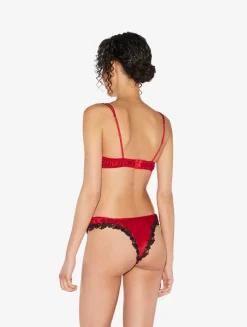 La Perla Silk Push-up Bra With Frastaglio< Padded|Push-Up