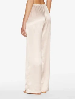 La Perla Rose Beige Silk Trousers< Pajamas|Sleep Shorts & Trousers