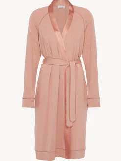 La Perla Short Robe In Blush Clay< Robes