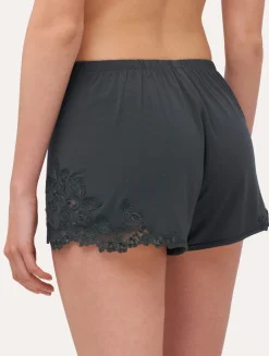 La Perla Shorts In Charcoal Jersey< Pajamas|Loungewear