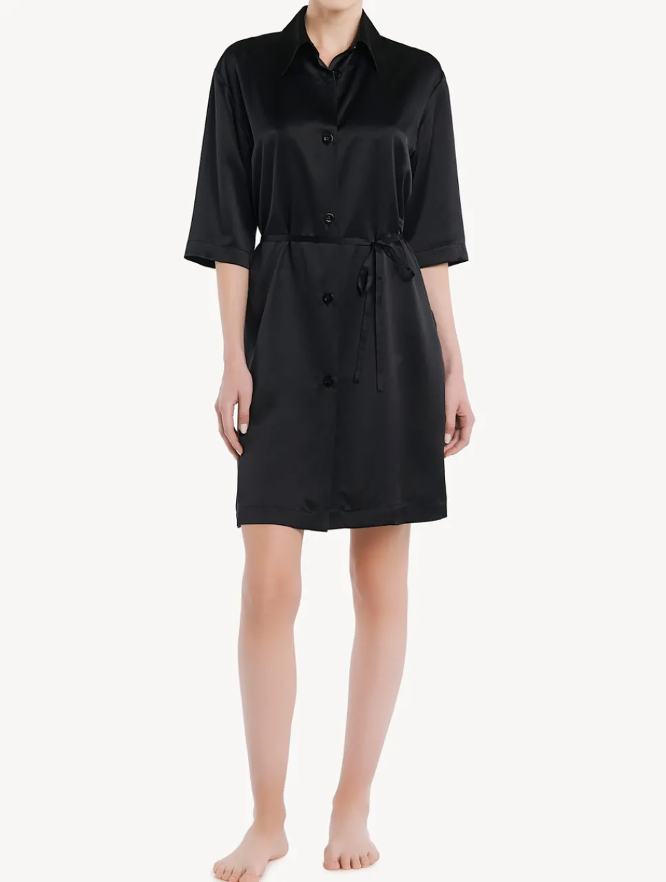 La Perla Silk Long Shirt In< Silk Sleepwear