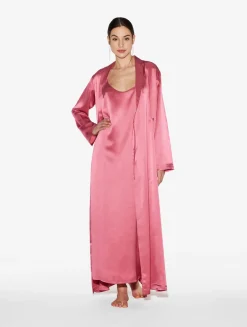 La Perla Silk Long Slip Dress In Wild Orchid< Slips & Dresses|Silk Sleepwear