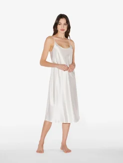La Perla Silk Midi Nightdress In< Slips & Dresses|Silk Sleepwear