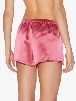 La Perla Silk Shorts In Wild Orchid< Pajamas|Sleep Shorts & Trousers