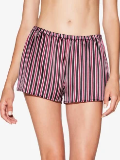 La Perla Silk Striped Sleep Shorts< Pajamas|Sleep Shorts & Trousers