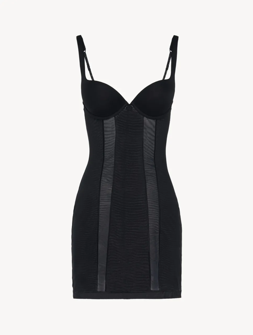 La Perla Slip Dress In Stretch Tulle< Shapewear|Slips & Dresses