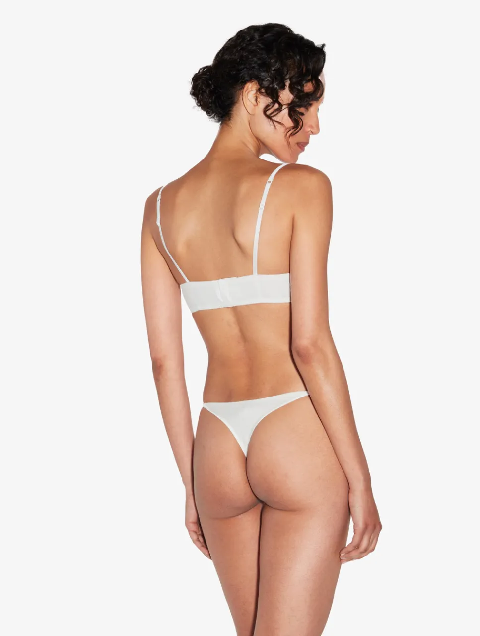 La Perla Thong In Lys With Embroidered Tulle< G String & Thong