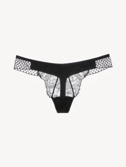 La Perla Thong With Leavers Lace< G String & Thong|Mid-Rise