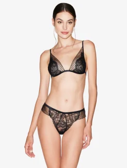 La Perla Thong With Leavers Lace< G String & Thong|Mid-Rise