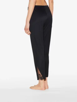 La Perla Trousers In Modal With Embroidered Tulle< Pajamas|Loungewear