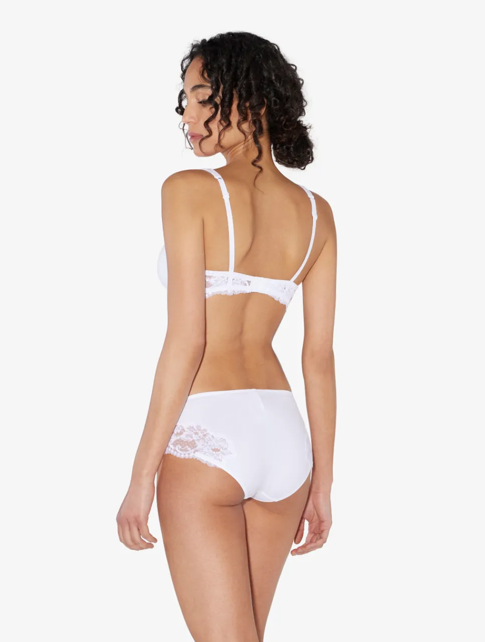 La Perla Lace And Cotton Underwired Bra< T-Shirt|Underwired