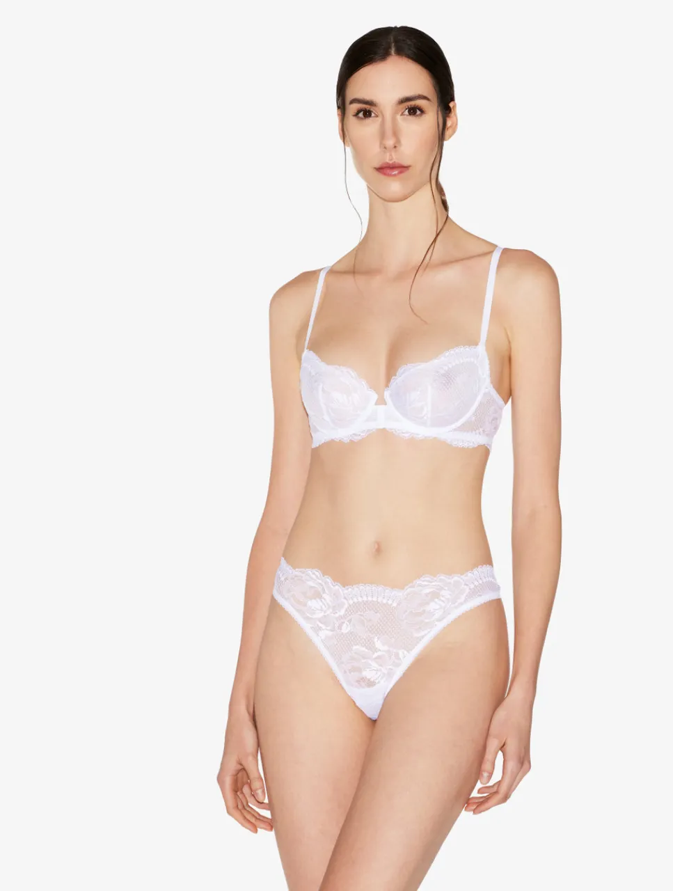 La Perla Lace Balconette Bra< Balconette|Underwired