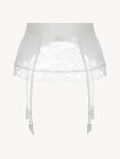 La Perla Lycra Control Fit Suspender With Chantilly Lace< Shapewear|Garter Belts