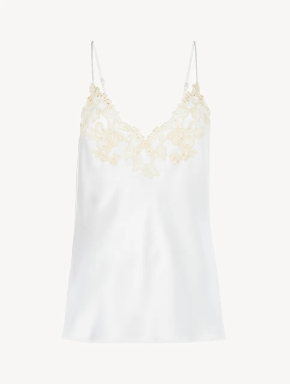 La Perla Silk Camisole With Frastaglio< Camisoles|Pajamas