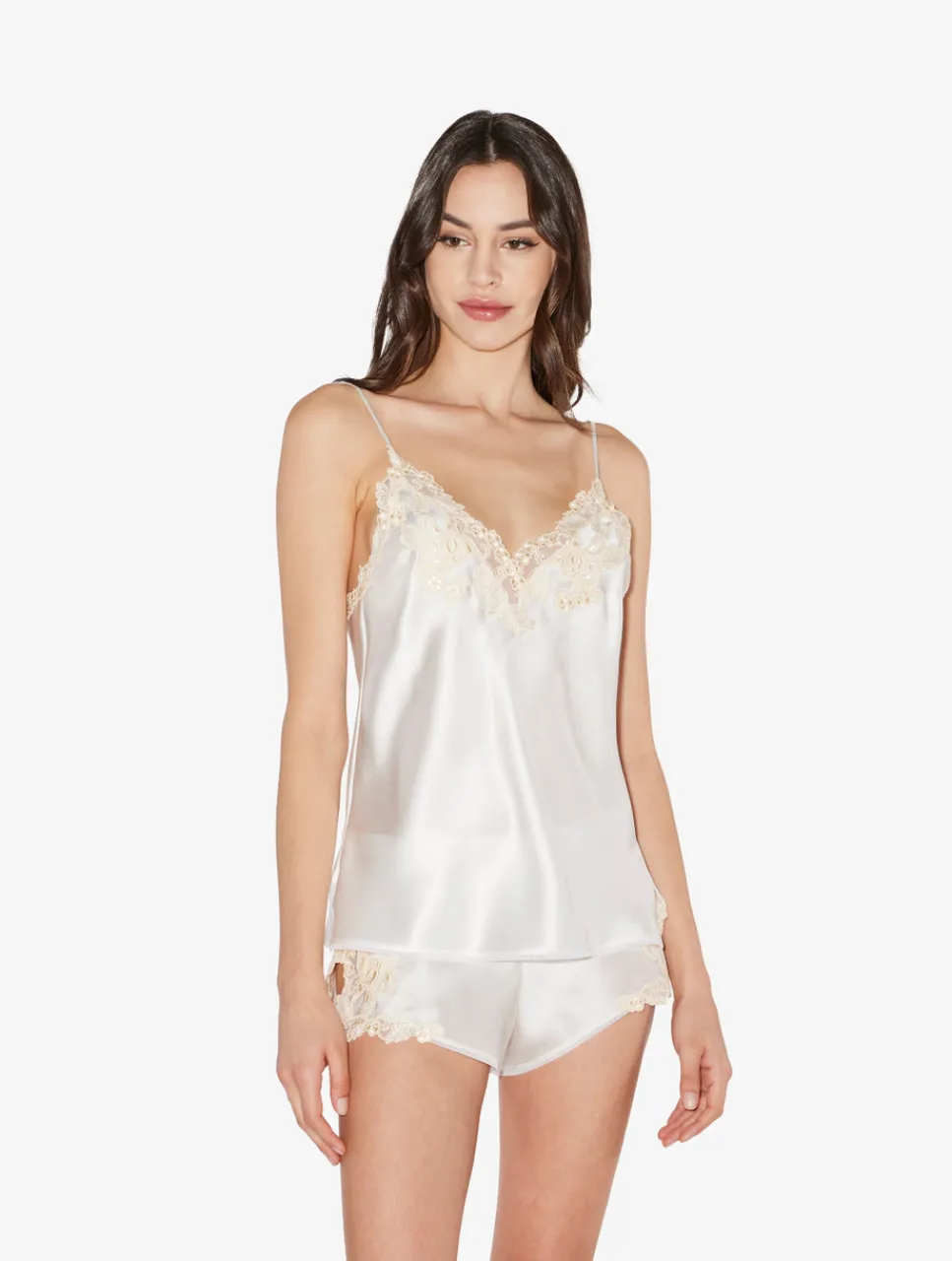 La Perla Silk Camisole With Frastaglio< Camisoles|Pajamas