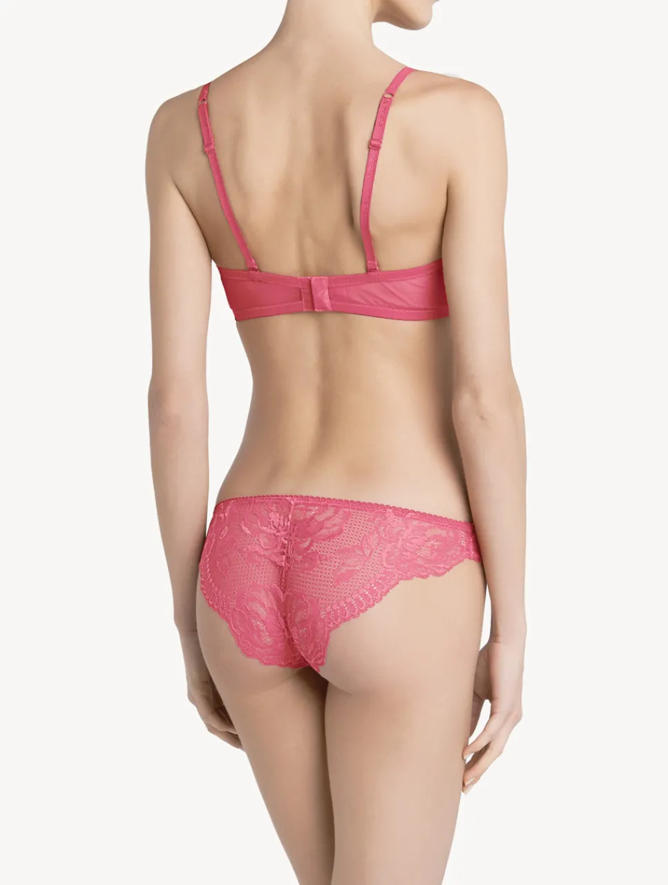 La Perla Wild Orchid Lace Brazilian Briefs< Brazilian
