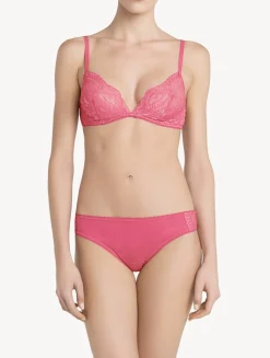 La Perla Wild Orchid Lace Non-wired Bra< Triangle|Wireless