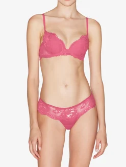 La Perla Wild Orchid Lace Push-up Bra< Padded|Push-Up